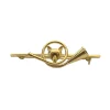equetech-french-horn-fox-stock-pin-studio-gold-FHP French Horn Stock Pin